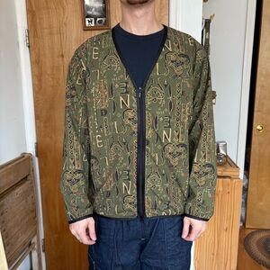 Needles Nepenthes Green Patterned Jacket